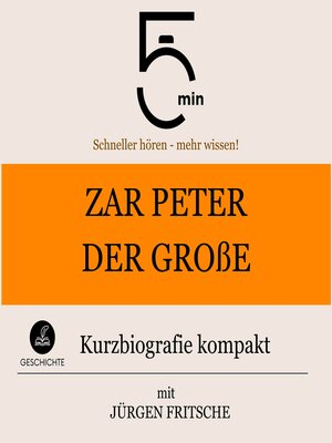 cover image of Zar Peter der Große